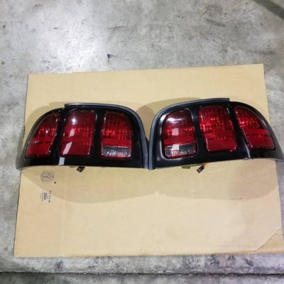 1996-1998 Mustang Black Tail Lights OEM