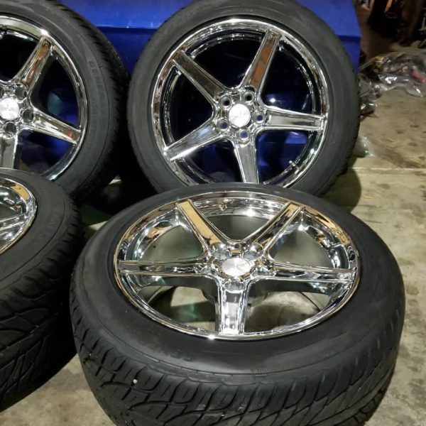 18-inch staggered Replica Saleen Wheels - Image 6