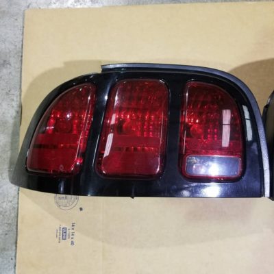 1996-1998 Mustang Black Tail Lights OEM