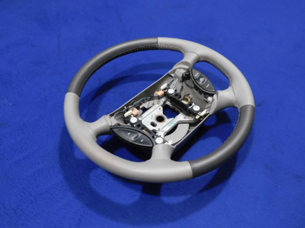 1999-2004 Mustang Leather Steering Wheel - Two Tone Gray Leather W49 - Image 11