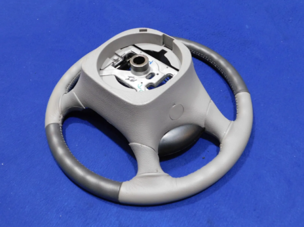 1999-2004 Mustang Leather Steering Wheel - Two Tone Gray Leather W49 - Image 12