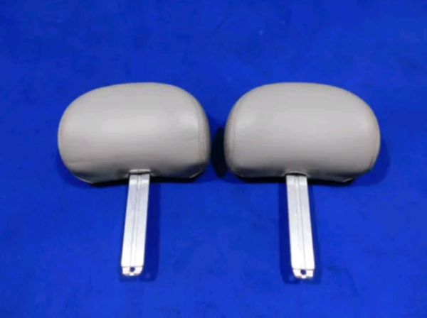 1999-2004 Ford Mustang Gray Large Headrest Pair Headrests