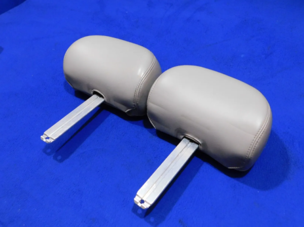 1999-2004 Ford Mustang Gray Large Headrest Pair Headrests - Image 6