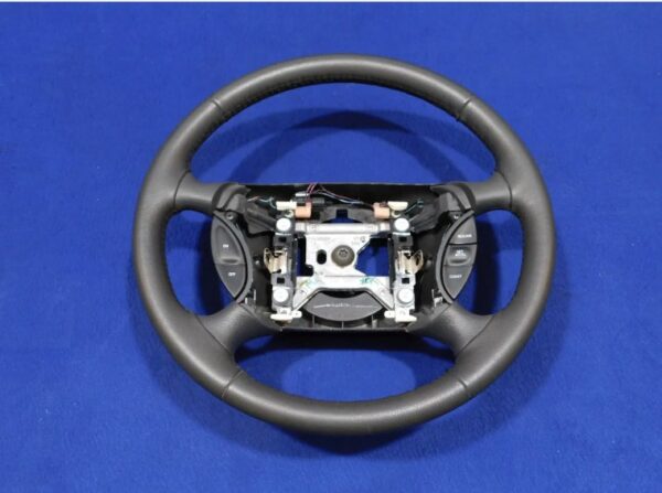 03 04 Ford Mustang Mach 1 Dark Charcoal Leather Steering Wheel 12K Mile A96 - Image 2