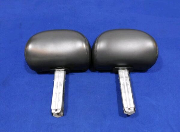 99-04 Ford Mustang DK Charcoal Large Headrest Pair Headrests C85 - Image 2