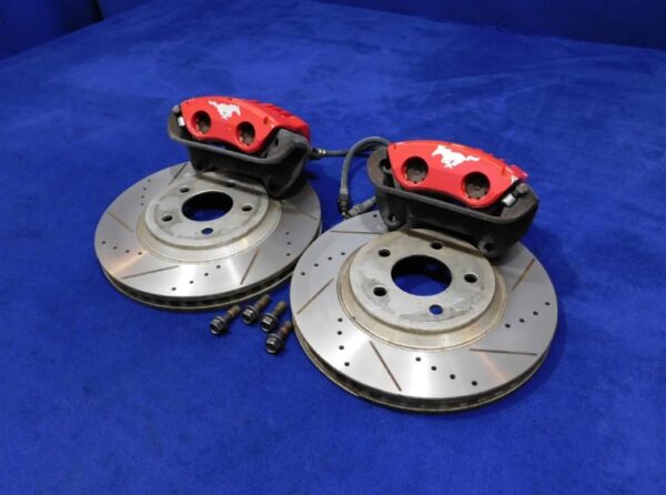 2001 Ford Mustang Bullitt Front Brake Calipers Rotors - Take Offs F34 - Image 15