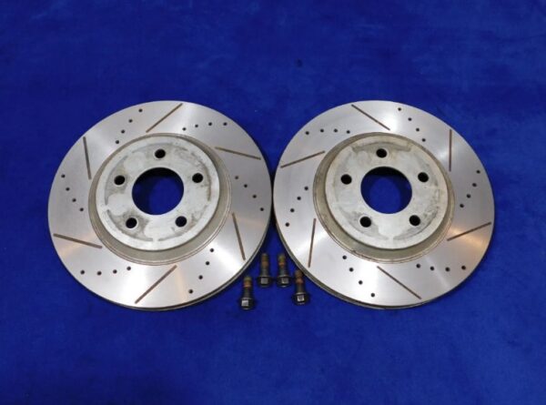 2001 Ford Mustang Bullitt Front Brake Calipers Rotors - Take Offs F34 - Image 11