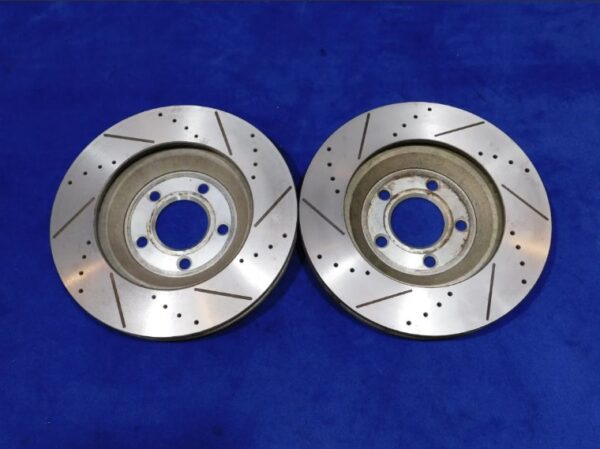 2001 Ford Mustang Bullitt Front Brake Calipers Rotors - Take Offs F34 - Image 2