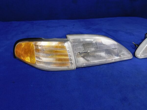 1994-1998 Ford Mustang OEM Headlights & Side Markers -  64K Mile Take Outs G97 - Image 2