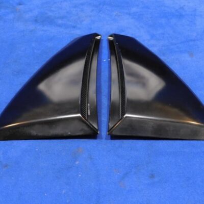 99-04 Mustang Quarter Panel Side Scoops (Black, R50)